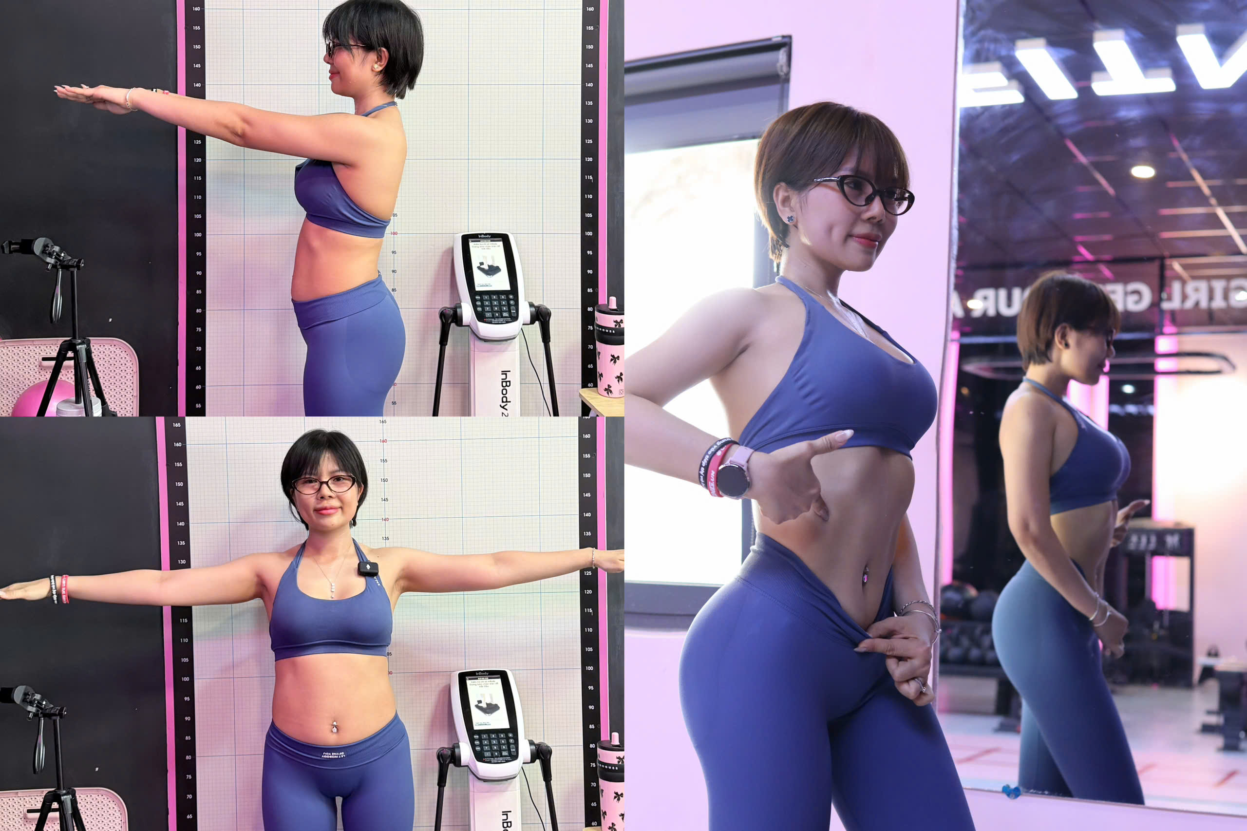 Kết quả thay đổi vóc dáng cùng Kim Anh